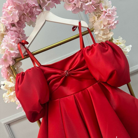 Rochie aniversare fete - Rochie rosie Caperucita Roja