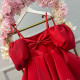 Rochie aniversare fete - Rochie rosie Caperucita Roja