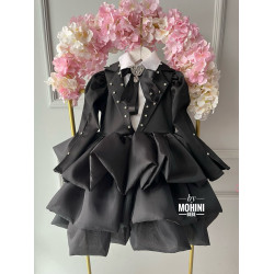 Rochie neagra fetita Cute Model Dress