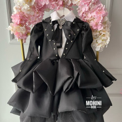 Rochie neagra fetita Cute Model Dress