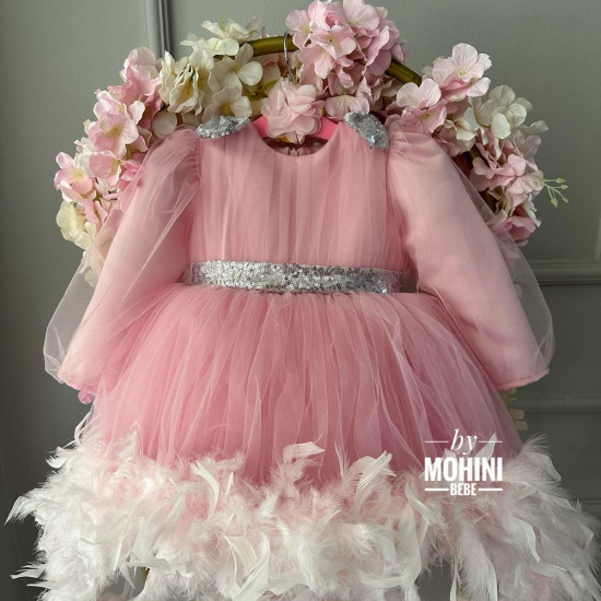 Rochie roz fetita - Rochie trena Daryana