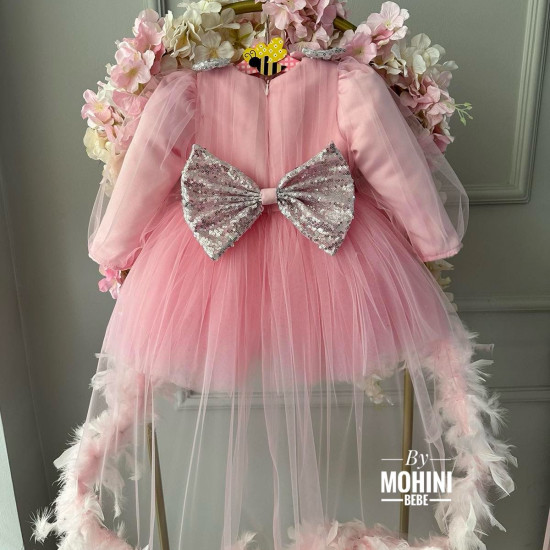 Rochie roz fetita - Rochie trena Daryana