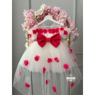Rochie fete Flower Baby White