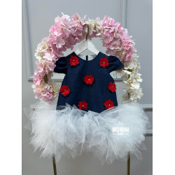 Rochie fete material denim Freya Denim Dress