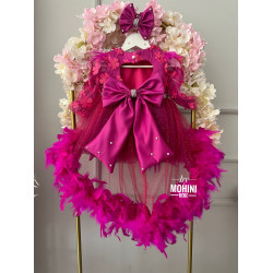 Rochie fetita Fuchsia Baby Roses