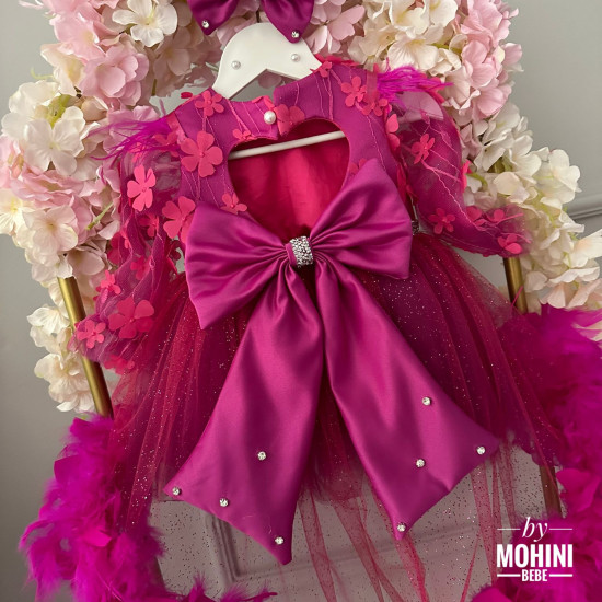 Rochie fete Fuchsia Baby Roses
