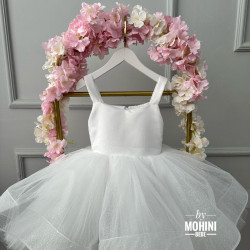 Rochie fete Glitter White Dress