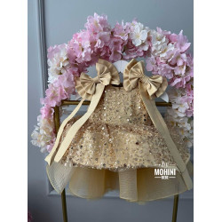 Rochie fete Gold Bow