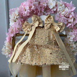 Rochie fete Gold Bow