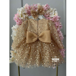 Rochie fete Gold Princess