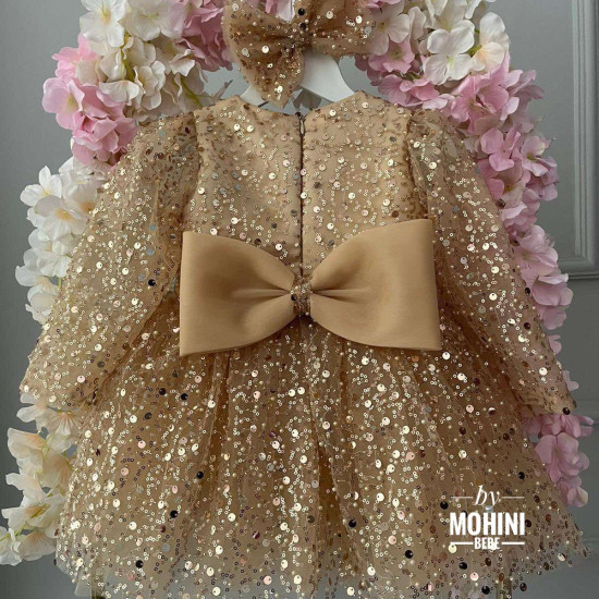 Rochie fete Gold Princess