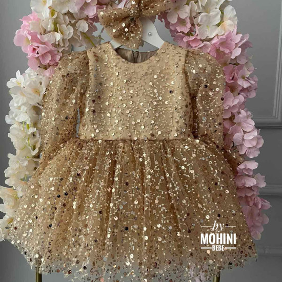 Rochie fete Gold Princess