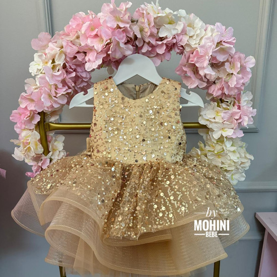Rochie fete Golden Dress