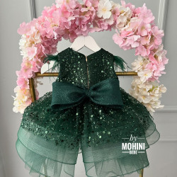 Rochie fete Green Sparkle Dress