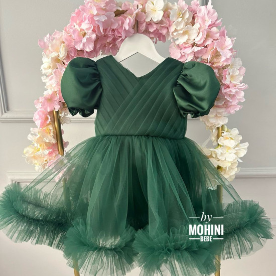 Rochie fete Green Tulle Dress
