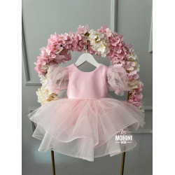 Rochie elegantă fete - Rochie roz Little Baby Princess