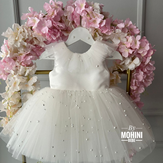 Rochie fete Little White Pearls