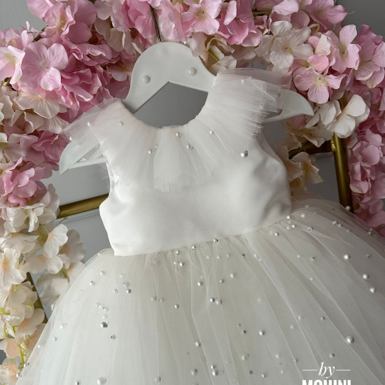 Rochie fete Little White Pearls