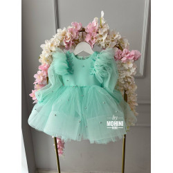 Rochie fete Lux Turquoise