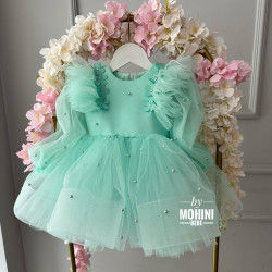 Rochie fete Lux Turquoise
