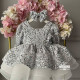 Rochie fete argintie cu paiete Melania