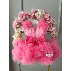 Rochie fete New Pink Feathers