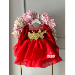 Rochie fete New Red Velvet Dress