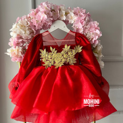 Rochie fete New Red Velvet Dress