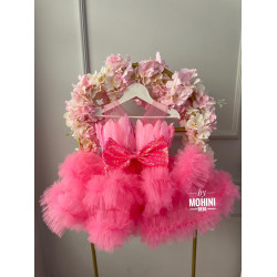 Rochie fete Pink Feathers