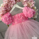 Rochie fete Pink New Baby Look