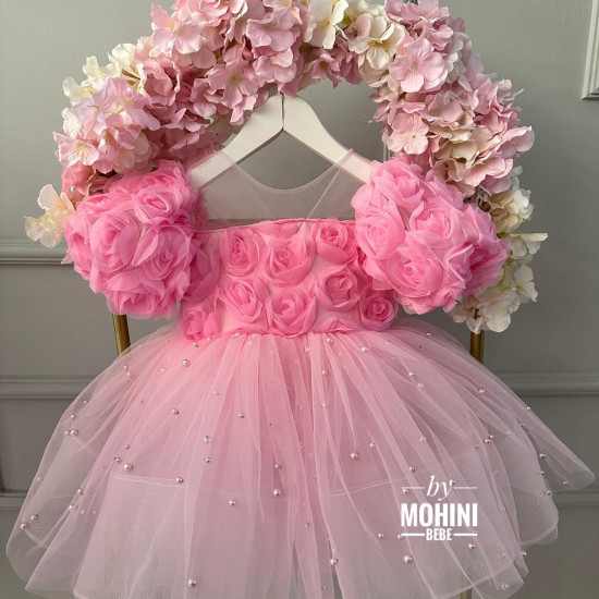Rochie fete Pink New Baby Look