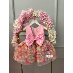 Rochie eleganta roz fetita Pink Sweet Baby Dress