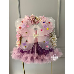 Rochie fete tematica fluturi Purple Little Butterfly