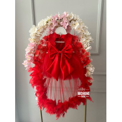 Rochie fete Red Baby Roses