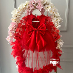 Rochie fete Red Baby Roses