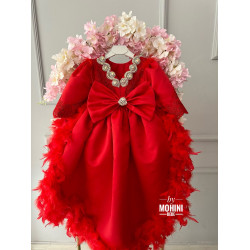 Rochie fete Red Bijoux