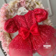 Rochie fete Red Calla