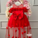 Rochie fete Red Flower Baby