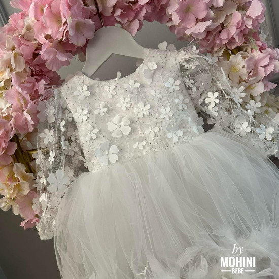 Rochie fete Red White Baby Roses