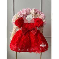 Rochie fete Red Rose Flowers