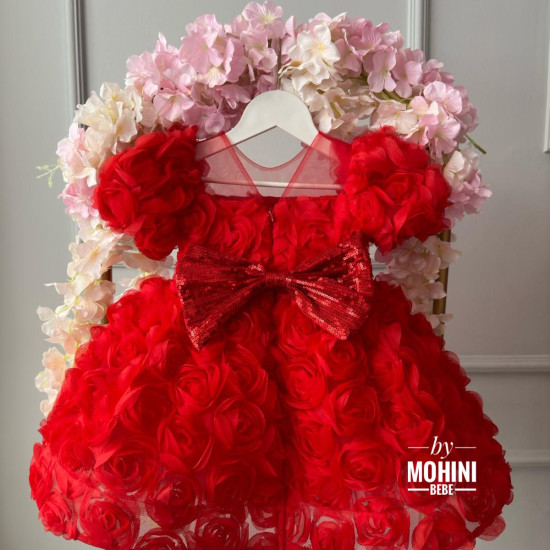 Rochie fete Red Rose Flowers