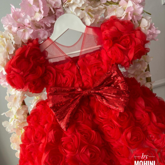 Rochie fete Red Rose Flowers