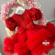 Rochie fete Rojo Brillante