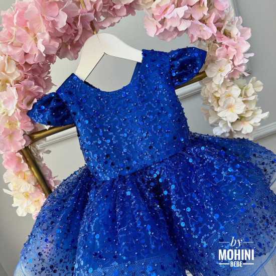 Rochie fete Royal Blue Sparkle