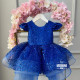 Rochie fete Royal Blue Sparkle