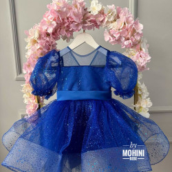 Rochie fete eleganta Shine Royal Blue