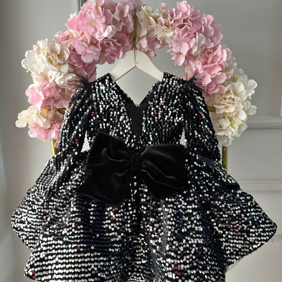 Rochie fete Silver Black Magia