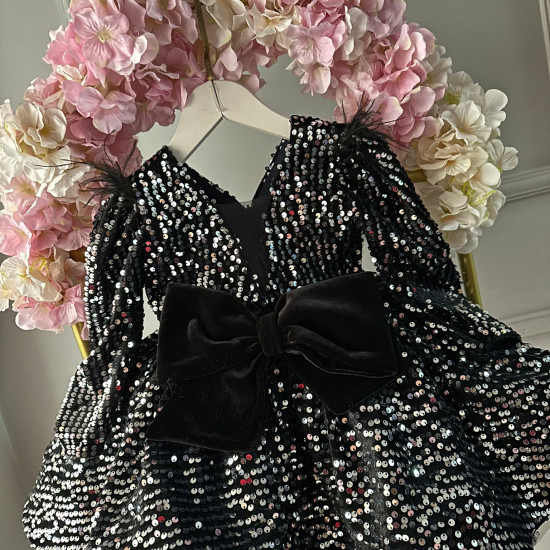 Rochie fete Silver Black Magia