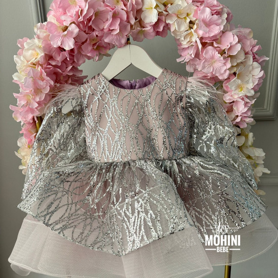 Rochie fete Silver Cherry