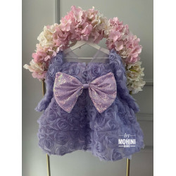 Rochie fete Special Lilac Rose Flowers